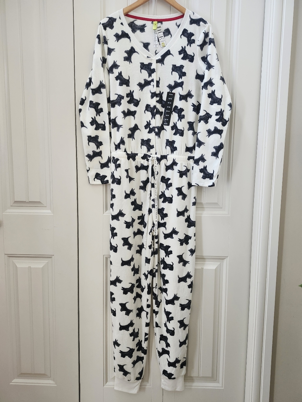 Hue Scottie Dog Onesie Pajamas NWT